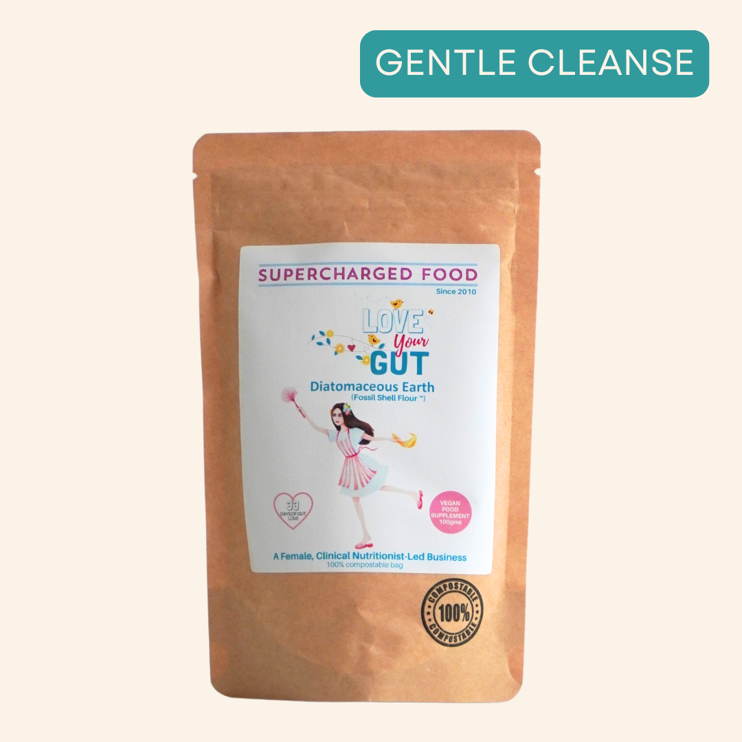 Love Your Gut Diatomaceous Earth Powder, Nutritionist-Grade, 100g