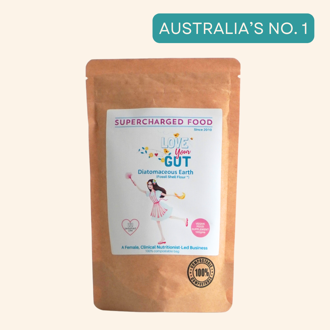 Love Your Gut Diatomaceous Earth Powder, Nutritionist-Grade, 100g