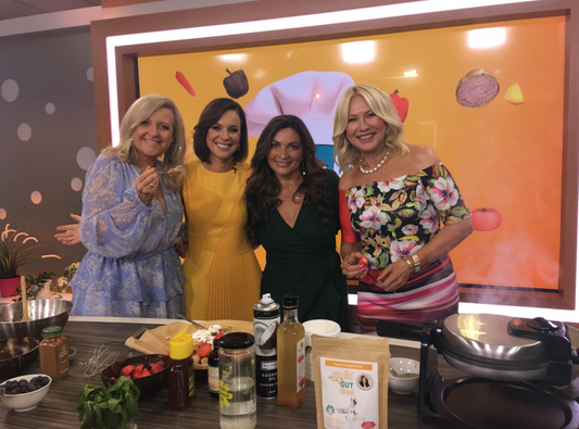 Whisking up Supercharged Waffles on Studio 10